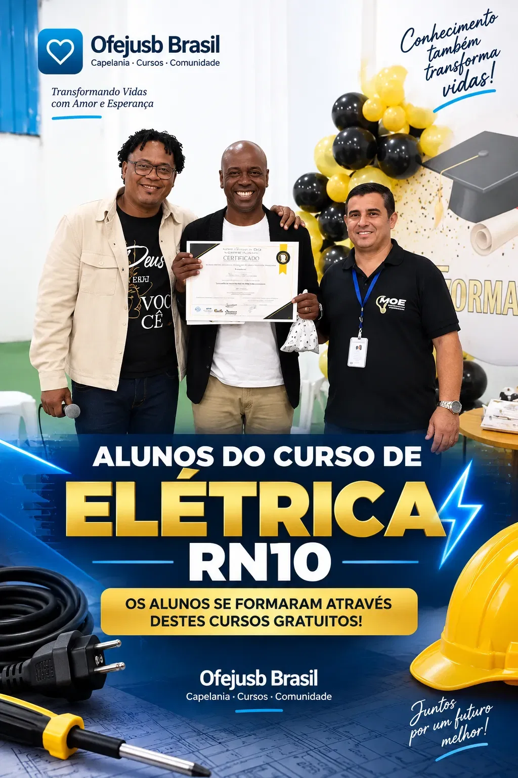 Alunos certificados — Elétrica RN10