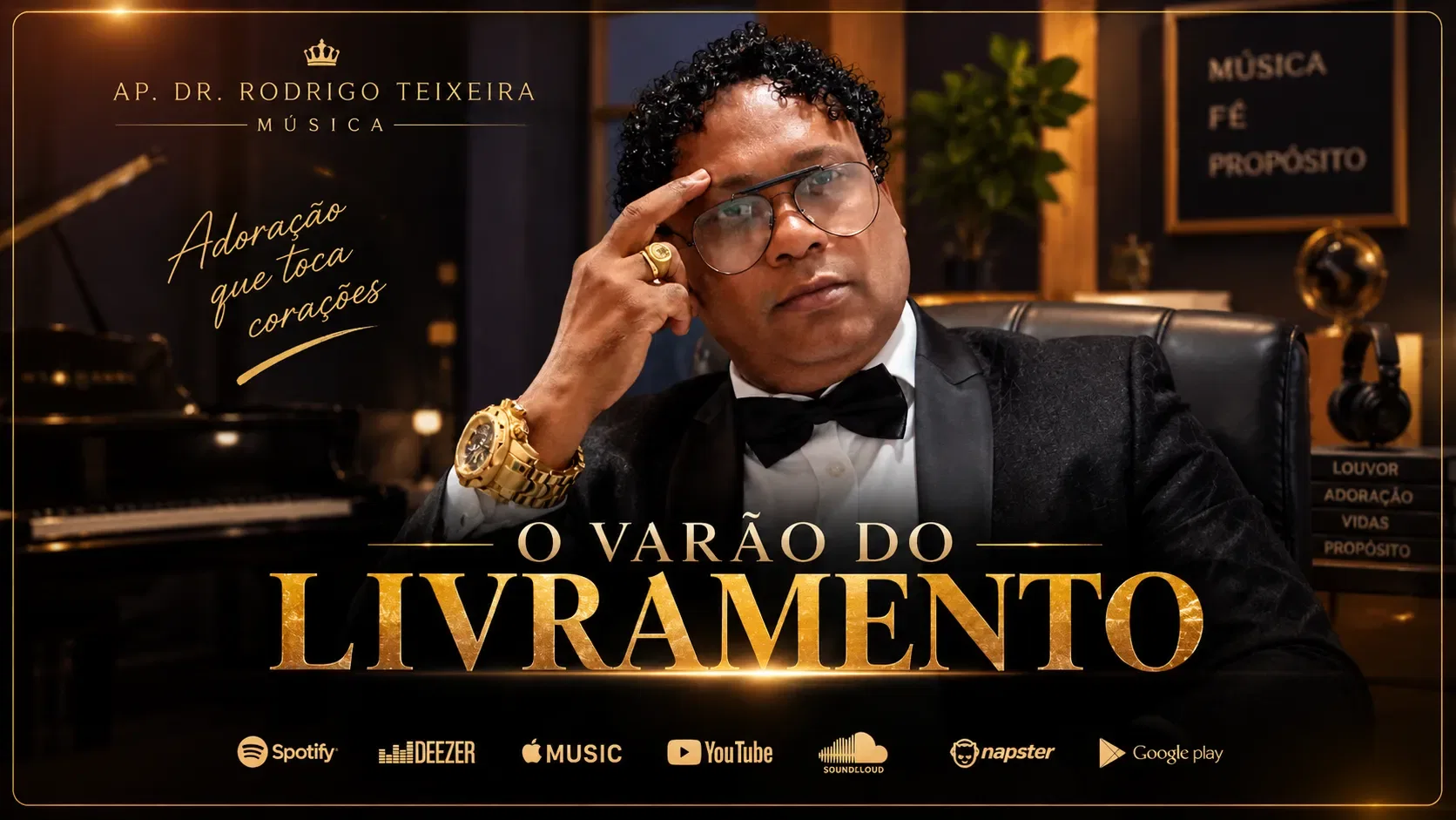 Capa de O Varão do Livramento, single com participação especial